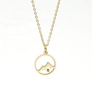 18k Gold Move Mountains Mustard Seed Necklace